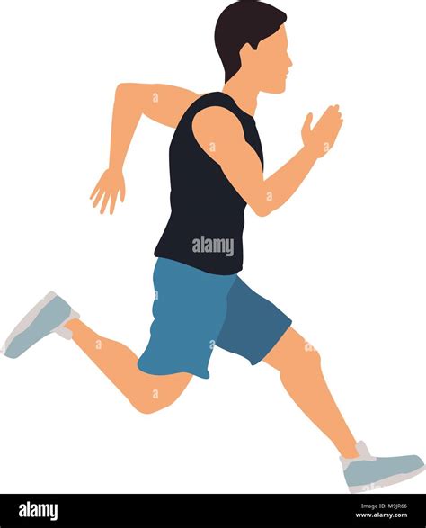 running cartoon|cartoon human running.